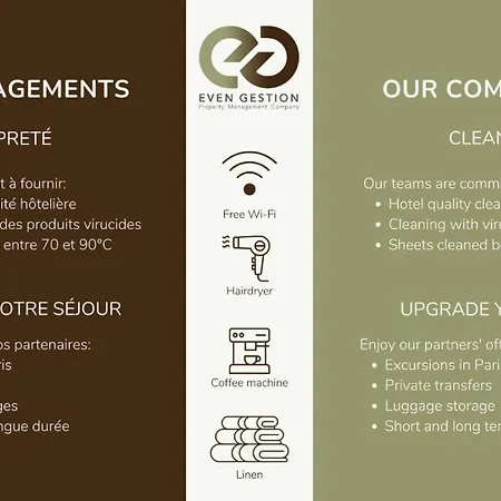 Studio 4P Calme/Full Equipped/Charonne/PereLachese-2
